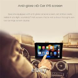 Portable 7 inch Car GPS Bluetooth Nav Mirror Link Wireless CarPlay Android Auto