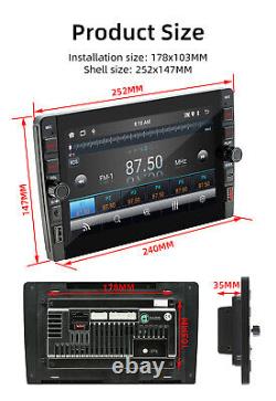 Radio Car Stereo Androids GPS Navigation Bluetooth Multimedia Player WiFi 2Din