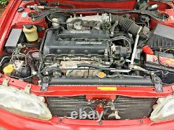 Red 1998 Nissan Primera P11 GT Kouki 2.0 petrol 5dr hot hatch manual SR20 track