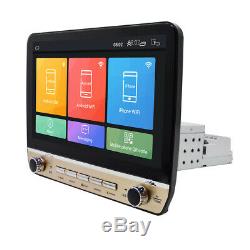 Single 1DIN 10.1in Touch Screen Bluetooth GPS Car Stereo FM Radio MP5 Player