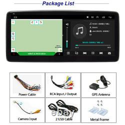 Single 1DIN 10.25in Car Stereo Radio WiFi FM MP5 Player Android 9.1 GPS SAT NAV