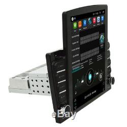 Single DIN Vertical Screen 10.1in Car Stereo Radio BT GPS WiFi MLK With4LED Camera