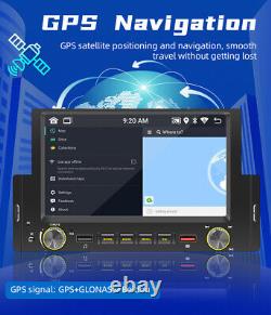 Single Din 6.2in Car Radio Android GPS Navigation Stereo Player withReverse Camera