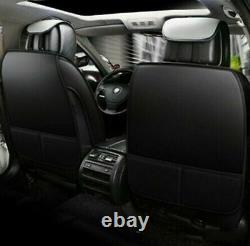 Sporty Grey PU Leather Full Set Car Seat Covers For Nissan Navara Qashqai Juke