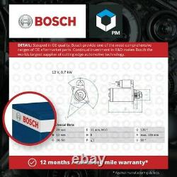 Starter Motor fits NISSAN PRIMERA 1.8 99 to 10 QG18DE Manual Bosch 233009F600