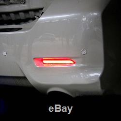 Universal Car Bumper Brake Fog Warning Light LED Avoiding Corner Collisions 5W