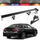 Universal Car Rear Trunk Wing Racing Spoiler With LED Brakes Light For Sedan A3