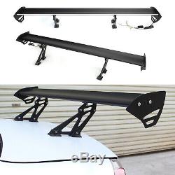 Universal Car Rear Trunk Wing Racing Spoiler With LED Brakes Light For Sedan A3