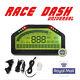 Universal Dash Race Display OBD2 Bluetooth Dashboard LCD Digital Gauge UK&