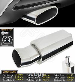 Universal Performance Stainless Steel Exhaust Backbox Lms-003-nsn2