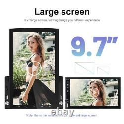Vertical Screen 9.7in 2DIN Android 10 Car Stereo Radio GPS MP5 Wifi FM Bluetooth