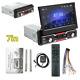 WINCE 7in Telescopic Touch Screen Car GPS FM Stereo Radio MP5 Player AUX/USB/TF