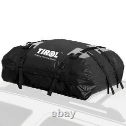 Waterproof Car Roof Top Rack Bag Travel Luggage Bag Storage Cargo Carrier Black