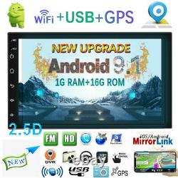 WiFi Radio 7 Car Radio Double 2 Din Android 9.1 GPS Stereo Navi MP5 Player