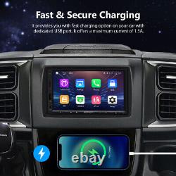 Wireless CarPlay Android Auto 7 2Din Car Stereo Radio GPS Sat Nav Head Unit RDS