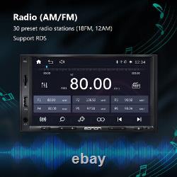 Wireless CarPlay Android Auto X20 7 Double Din Car Stereo Radio GPS Sat Nav USB