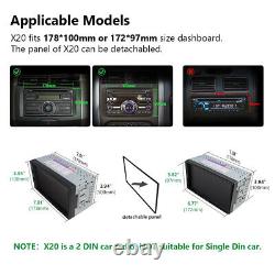Wireless CarPlay Android Auto X20 7 inch QLED 2 Din Car Stereo Radio GPS Sat Nav