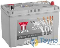 YBX5335 Yuasa Silver High Performance Car Battery 12V 95Ah HSB335